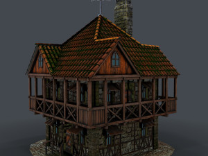 medieval house 3D Model