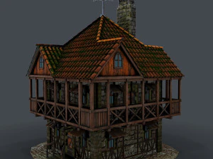 medieval house 3D Model