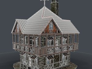 medieval house 3D Model