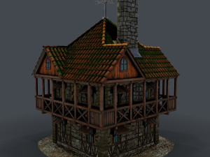 medieval house 3D Model