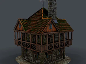 medieval house 3D Model
