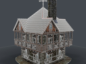 medieval house 3D Model