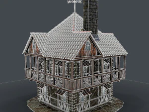 medieval house 3D Model