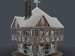 medieval house 3D Model