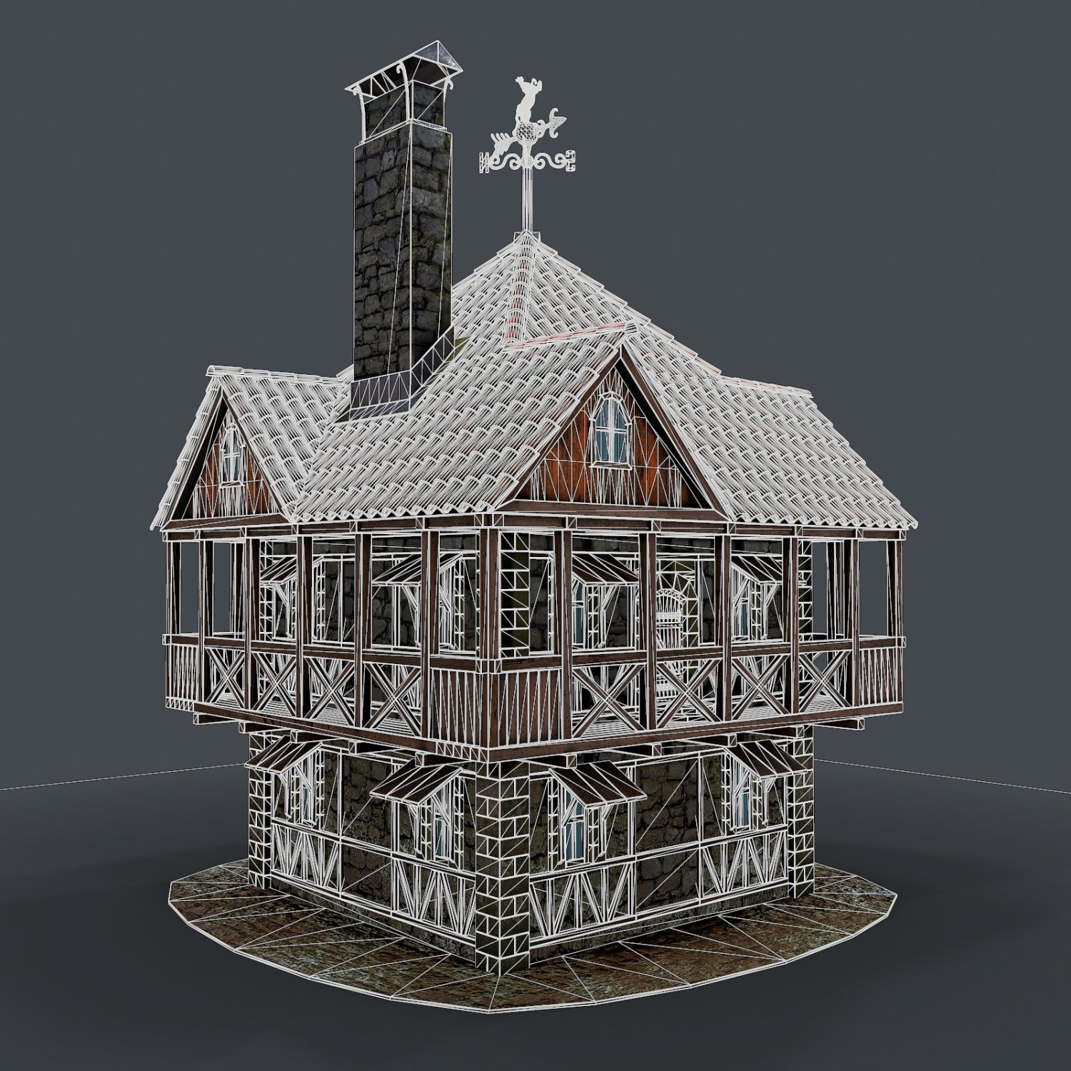 Download «Medieval Mansion» (11 mb) map for Minecraft