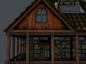 medieval house 3D Model
