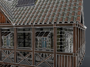 medieval house 3D Model