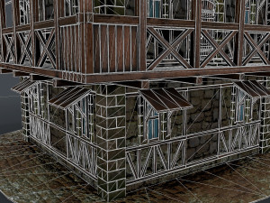 medieval house 3D Model