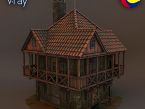 medieval house 3D Model