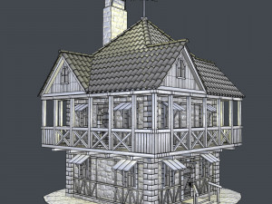 medieval house 3D Model