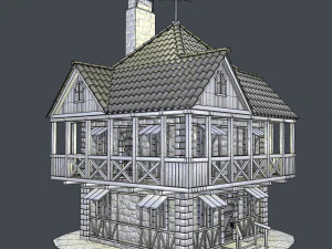 medieval house 3D Model