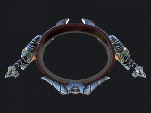 fantasy swords with scabbard 3D Model