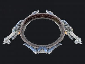 fantasy swords with scabbard 3D Model