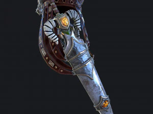 fantasy swords with scabbard 3D Model