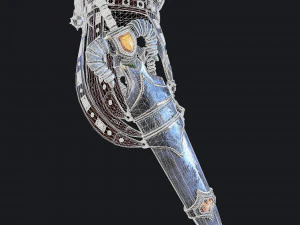 fantasy swords with scabbard 3D Model