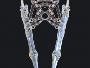 fantasy swords with scabbard 3D Model