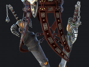 fantasy swords with scabbard 3D Model