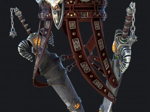 fantasy swords with scabbard 3D Model