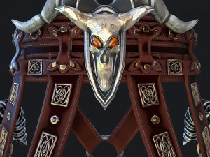 fantasy swords with scabbard 3D Model
