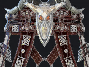 fantasy swords with scabbard 3D Model