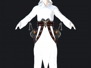 fantasy swords with scabbard 3D Model