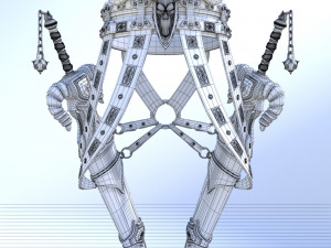 fantasy swords with scabbard 3D Model