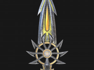war staves Model 3D