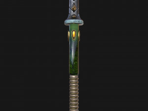 war staves Model 3D