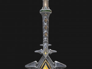 war staves Model 3D