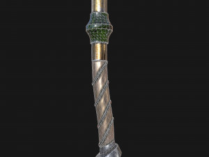 war staves Model 3D