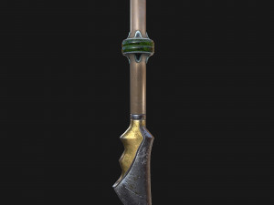 war staves Model 3D