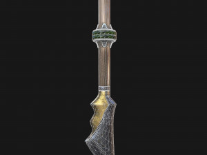 war staves Model 3D
