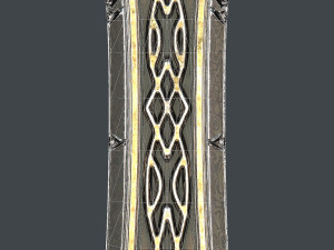 fantasy sword 25 with scabbard 3D 모델
