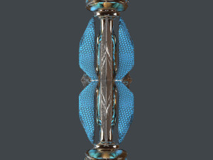 fantasy sword 25 with scabbard 3D 모델