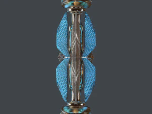 fantasy sword 25 with scabbard 3D Model