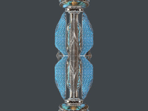 fantasy sword 25 with scabbard 3D 모델