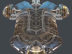 fantasy sword 25 with scabbard 3D 모델