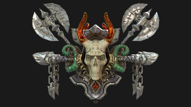coat of arms 3D Model .c4d .max .obj .3ds .fbx .stl .blend 