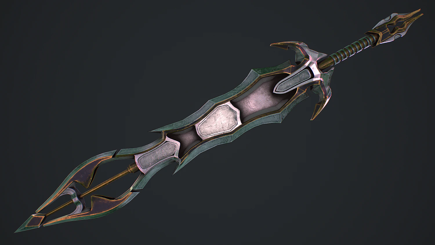 Espada de fantasia 2 1 Modelo 3D .c4d .max .obj .3ds .fbx .stl .blend 