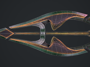 Fantasy sword 2 1 Model 3D