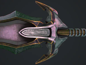 Espada de fantasia 2 1 Modelo 3D