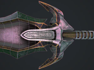 Espada de fantasia 2 1 Modelo 3D