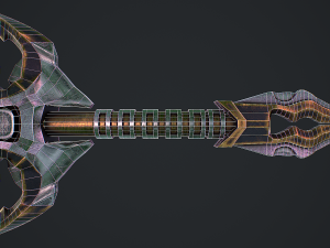 Fantasy sword 2 1 Model 3D