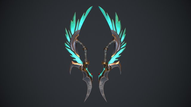 Fantasy Sword 10 Modelo 3D .c4d .max .obj .3ds .fbx .stl .blend 
