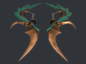 Fantasy Sword 10 3D Model