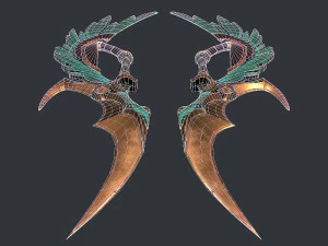 Fantasy Sword 10 3D Model