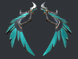 Fantasy Sword 10 3D Model