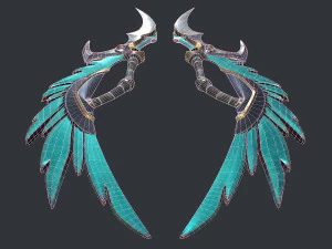 Fantasy Sword 10 3D Model