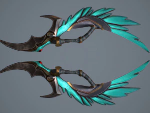 Fantasy Sword 10 3D Model