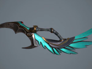 Fantasy Sword 10 3D Model